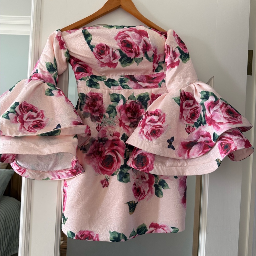Floral Bell Sleeve Dress